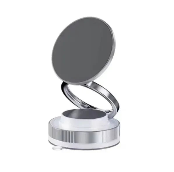 Soporte Completo Magnético giratorio de 360° para teléfono móvil con succión al vacío, manos libres y extensible para auto, gimnasio, espejo y ducha.